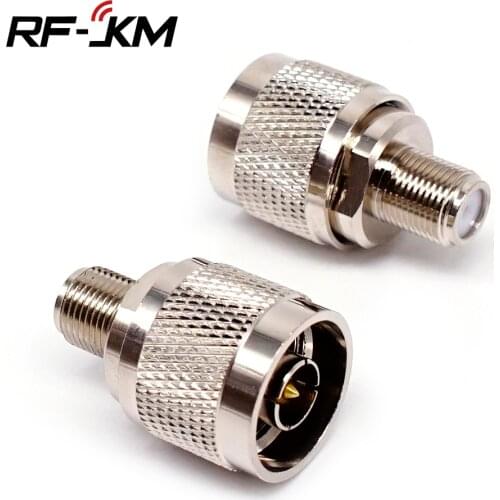 2PCS N Male to F type Female RF Coaxial Adapter Connector