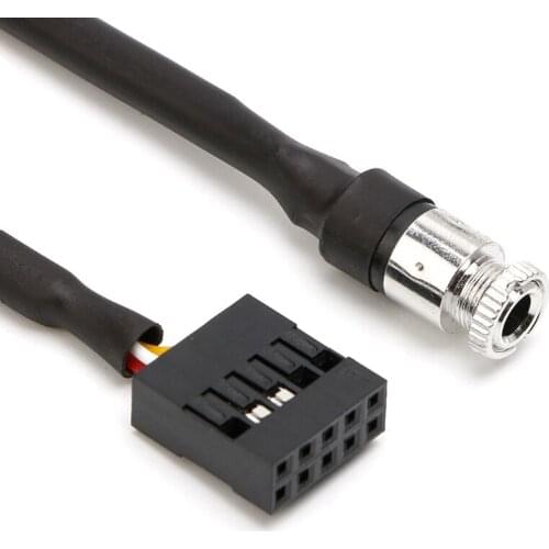 Car Style 3.5mm AUX Input Mode Cable Female Dash Mountable Socket for bmw E46 E7CA