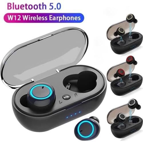Y50 TWS Bluetooth-compatible Earphone 5.0 Wireless Headset IPX Waterproof Deep Bass Earbuds True Wireless Stereo Headphone Sport