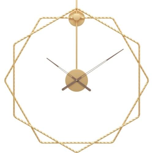Iron Art Large Clock Simple European Mute Wall Clocks Modern Design Creative Hanging Watch Home Office Decoration reloj de pared