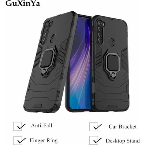 For Xiaomi Redmi Note 8T Case Luxury Armor Magnetic Ring Cover For Xiaomi Redmi Note 8T Capa Redmi Note 8T Fundas Coque 6.3"