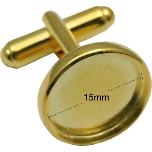 Pure Silver 925 Cufflink French Cufflinks Blank of Cufflink Accessories DIY Personalized Cufflinks Parts 30947