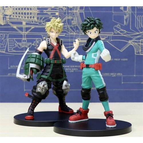 Lover My Hero Academia Bakugou Katsuki Izuku Midoriya Deku Boku No Hero Standing PVC Action Figure Todoroki Shoto Collectible