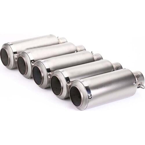 51mm 61mm Inner Universal Motorcycle GP Laser Logo Exhaust Muffler Pipe ATV Dirt Bike For BMW S1000R For Suzuki GN125 Z750 Z800