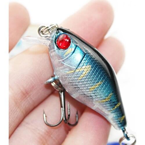 Walk Fish 1Pcs 4cm 4.2g New Crank Fishing Lures Artificial Bait With VMC Hooks Life-like Hard Fishing Lures Crankbait
