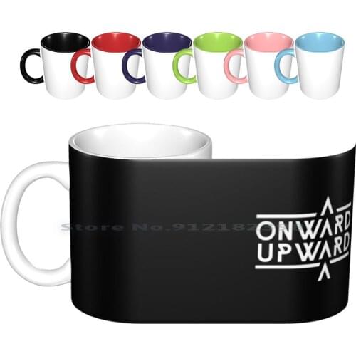 Onward Upward Ceramic Mugs Coffee Cups Milk Tea Mug Onward Upward Onward Upward Onward And Upward Onwards And Upwards Onward