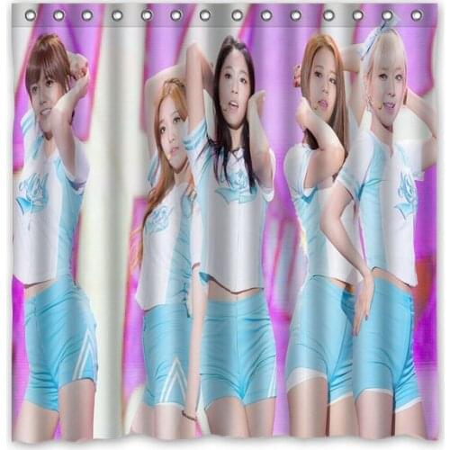 Hot AOA Design Shower Curtain Bathroom Waterproof Polyester Fabric 180*180cm+12 Hooks Custom Bath Curtain