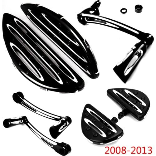 Shallow Cut Floorboards&Shift Lever&Brake Shift For Harley Street Glide Road King FLHX FLHR 08-11 12 13