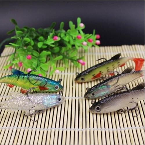 5pcs Soft Worm Fishing Lure Baits 90mm/14g T taill Wobblers Lifelike Jigging Isca Artificial Shad Rubber Swim Sea fishing Bait