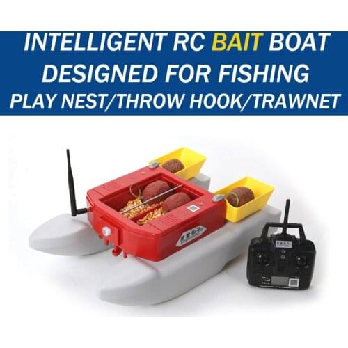 Rc Boat Double Motors 500m Remote Control Fishing Bait ship fishing Bait Boat Ship Speedboat Rc Toys