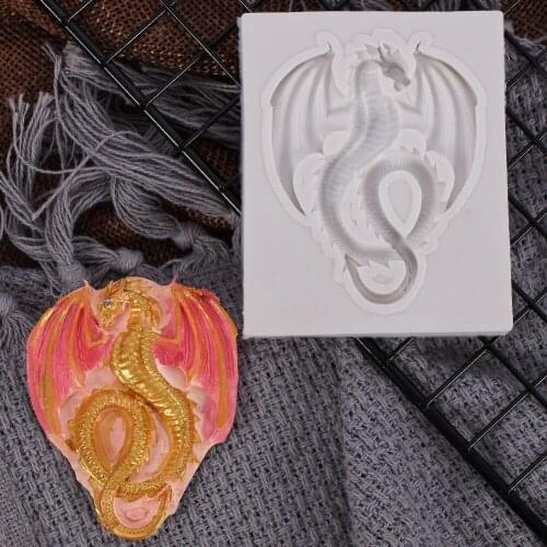 Sugarcraft Pterodactyl Dinosaur Silicone Mold Flying Dragon Pastry Moulds Chocolate Kitchen Accessories Cake Decorating Tools