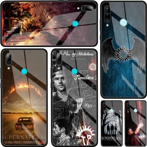 Supernatural SPN Dean And Sam Glass Phone Case for Huawei P30 P40 Pro P20 Lite P Smart Z Y7 Y9 Y6 2019 for Honor 8X 20 9X Cover