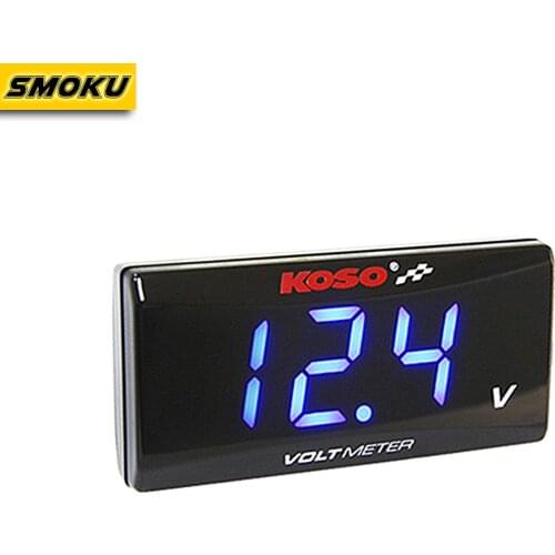 Universal 12V Motorcycle KOSO mini Digital Displayer volt meter Voltmeter for Honda Yamaha Kawasaki all