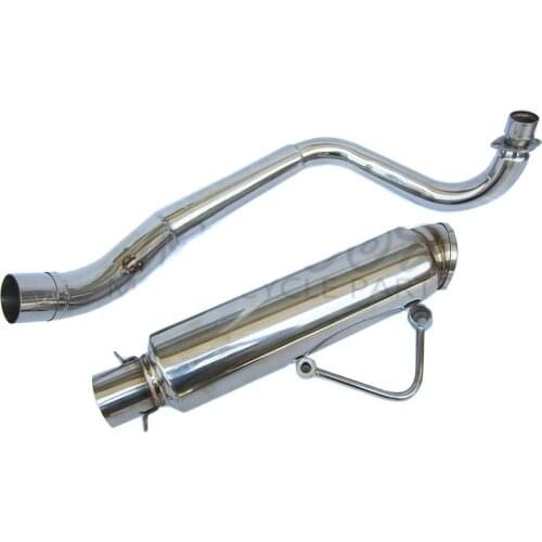 Universal Monkey bike Stainless steel Exhaust System Monkey Bike Exhaust muffler Monkey Bike motocross motocycle spare parts