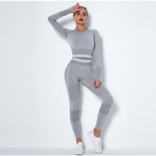 Yoga Clothing Set Sports Suit Women Sportswear Sports Outfit Fitness Set Athletic Wear Gym Seamless Workout Clothes For Women