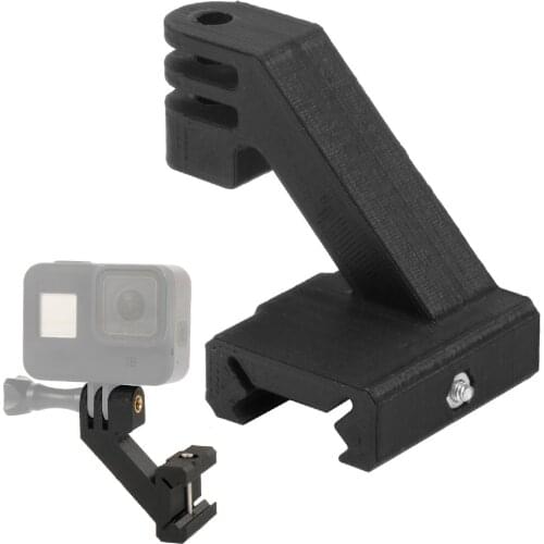 FEICHAO 3D Printed PLA 20MM Rail Adapter Side Camera Mount for Picatinny Rail Adapter for Gopro SJCAM for OSMO Action Camera