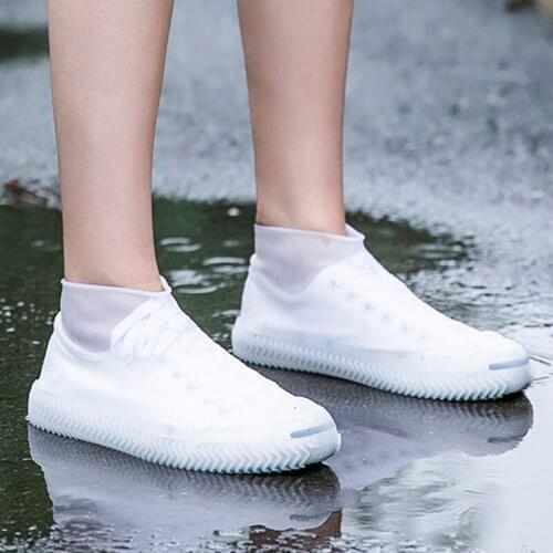 Shoe Cover Reusable Cover Practical on Rainy Days Cover Shoes Overlays for Shoes Unisex High Rubber WaterProof Shoe