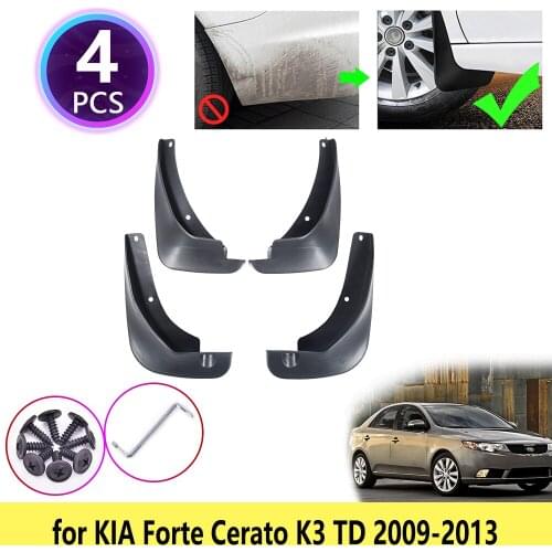 For KIA Forte K3 TD 2009 2010 2011 2012 2013 Cerato Front Rear Mudguards Mudflaps Fender Mud Flap Splash Guards Car Accessories