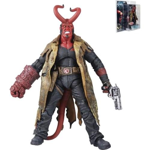 Mezco Hellboy with Weapons PVC Action Figure Collectible Model Toy 8" 20cm