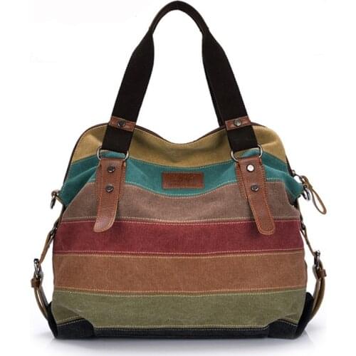 Canvas Bag Fashion Canvas Shoulder Bag Women Handbags Ladies Hand Bags Tote Casual Crossbody Bolsos Mujer Hobos Bolsas Feminina