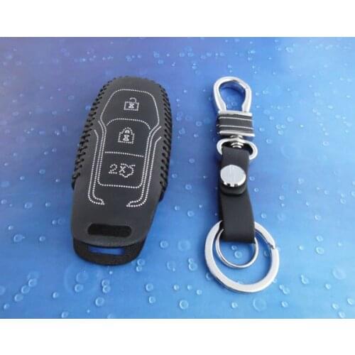 Leather for MONDEO Key Fob Keyless Entry Remote Transmitter case cover W