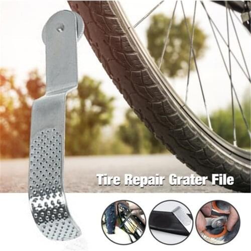 Metal Tire Grater File Thickened Lengthened Bike Rasp File Inner Tube Repair File Bicycle Tire Repair Accessory