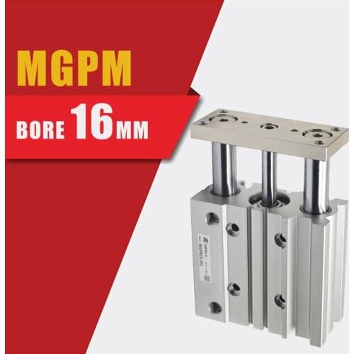 MGPM New SMC MGPM16 MGPM16-10Z MGPM16-20Z MGPM16-30Z MGPM16-40Z MGPM16-50Z MGPM16-75Z MGPM16-100Z Compact Guide Cylinder