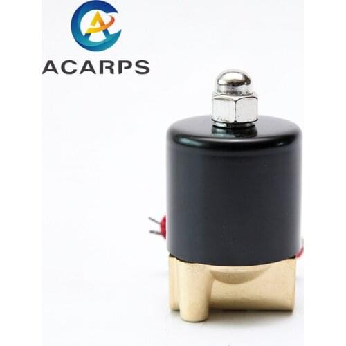 1/4"Normally Closed Brass Solenoid Valve 24VAC 220VAC 24VDC 12VDC 110VAC Solenoid Valve