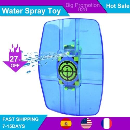 2021 New Water Gun for Children Novelty Shield-shaped Water Spray Toy Summer Outdoor Water Pistol Gun Beach Garden Toys for Kids
