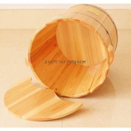 Mail 35cm High Fir Bucket Foot Washing Bucket Foot Soaking Bucket Foot Bath Bucket Foot Therapy Bucket Foot Bath