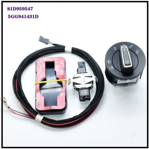 MQB Platform For Golf 7 mk7 ling rain sensor based Automatic switch+Wire harness 5GG 941 431D 81D 955 547