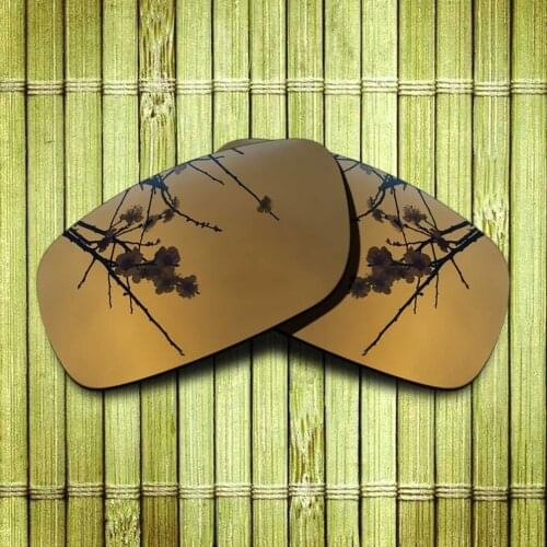 Polarized Replacement Lense For-Oakley Crankshaft Sunglasses Frame True Color Mirrored Coating - Copper Color Options