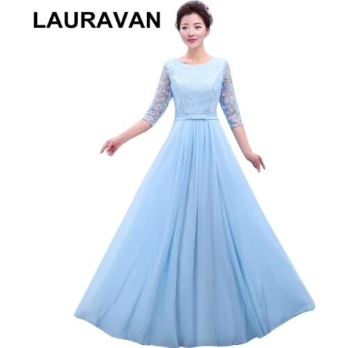 Chiffon vestidos formales long dark red womens bridesmaid dresses 2020 new arrival sexy champagne red light blue for wedding