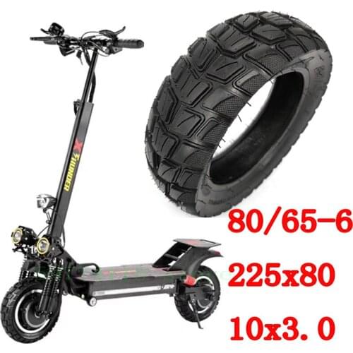 255x80 Tire Inner and Outer Tyre for Electric Scooter Zero 10x Dualtron KuGoo M4 Upgrade 10 Inch 10x3.0 80/65-6 Off Road Tire