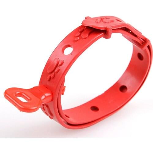 Silicon Pet Dog Cat Anti Lice Plague Mosquitoes Flea Collars Kill Lice Parasite Deworming insect repellent collar