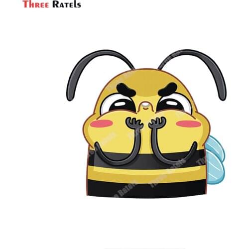 Three Ratels B261 Cute Bee Decals And Stickers For Kd School Gift Decals Decoration