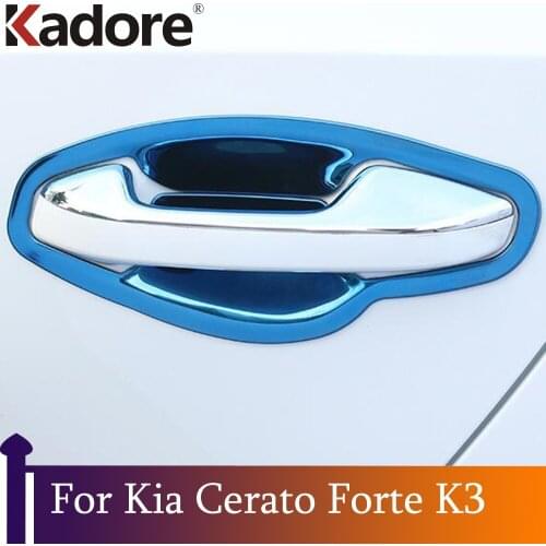 Exterior Accessories For Kia Cerato Forte K3 2019 2020 2021 Stainless Steel Side Door Handle Bowl Cover Trim Car Styling