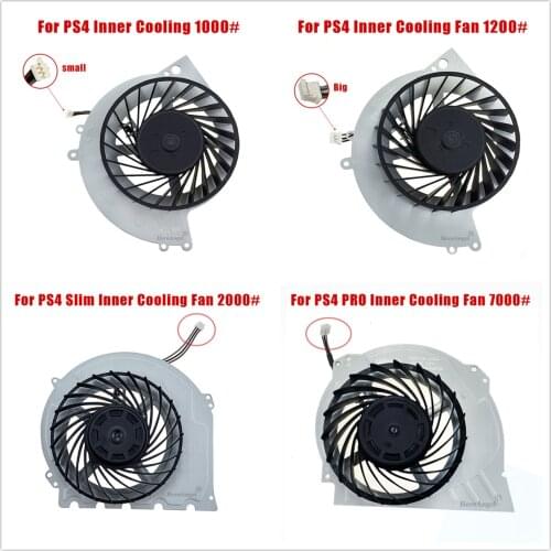 Internal Cooling Fan Replacement Part for PS4 CUH-1000# 1100# 1200# KSB0912HE for PS4 slim 2000 Pro 7000 Console Cooler Series