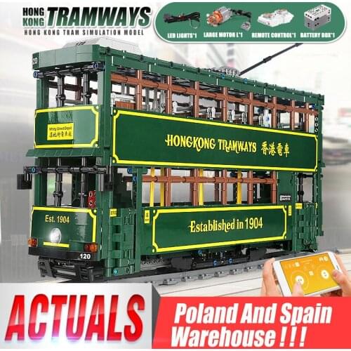 MOUD KING KB120 high-tech Car Model The APP RC Motorized 1904 Whitty Street Depot Building Blocks Bricks Christmas Toys Gifts