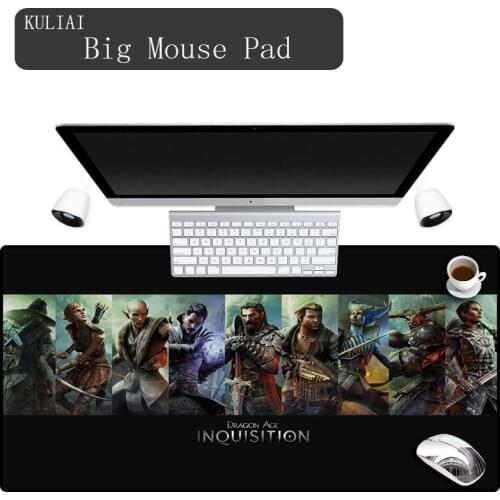 XGZ Black Dense Lock Edge Rubber Mouse Pad Dragon Age Player MousePads Can Repeatedly Wash Dirt Large Game Mouse Mat for Csgo