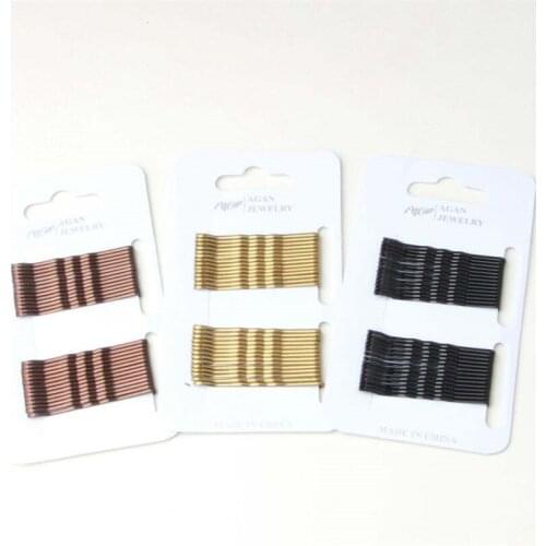 28PCS Simple Hair Clips Wave Flat Curved Hairpin Styling Metal Barrette Hair Grip Invisible Wave Hairgrip Hair Accessories