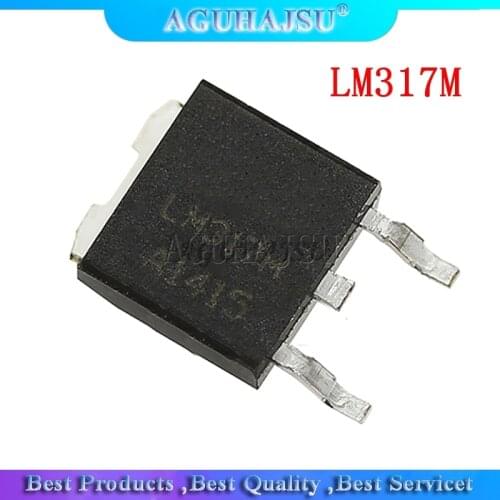 10PCS LM317M LM317 TO252 LM317MDT SMD voltage regulator IC new original