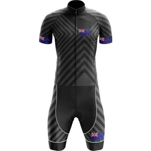 2021 maillot cyclisme NEW ZEALAND cycling skinsuit quick dry body suit breathable one piece bicycle jumpsuit 20D gel pad