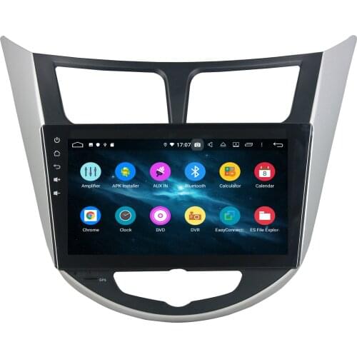 9" 2 Din Android 9.0 PX6 Car Multimedia Player For Hyundai Verna /Accent /Solaris 2011-2012 Car Radio 6 Core Audio Stereo DSP