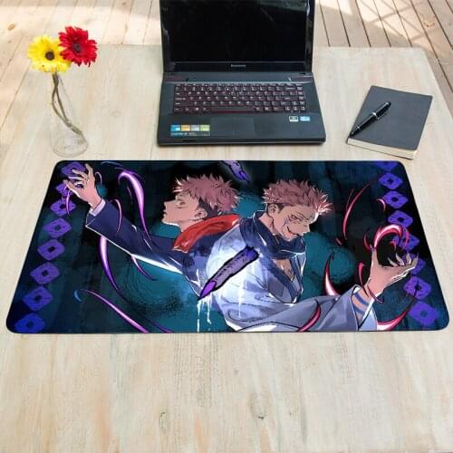 Anime Jujutsu Kaisen Yuji Itadori Gojo Satoru Large Mouse Pad Men Women Gaming Computer Desktop Mat Playmat Cosplay Gift