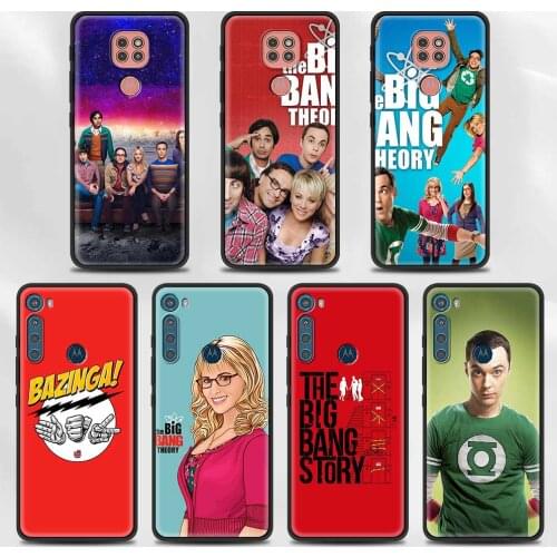 The Big Bang Theory Case for Moto G Stylus(2021) G30 G10 G9 G8 Plus Power Lite Play One Fusion Hyper Edge E6s Black Cover