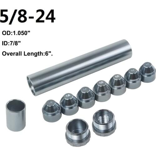 Fuel Filter For Napa 4003or WIX 24003 1/2"-28/5/8"-24 Threads Black Aluminum