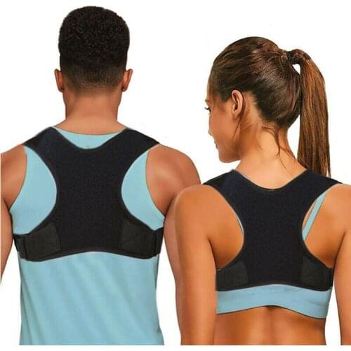 Fajas Para Men&Women Adjustable Back Posture Corrector Back Shoulder Lumbar Posture Correction Body Shaper Shapewear Back Brace