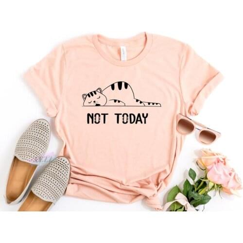 Lazy Cat Shirt Mom Mama Mother Womens Short Sleeve Top Tees 90s Cotton Funny Letter Print Graphic O Neck Tshirt Drop Shipping