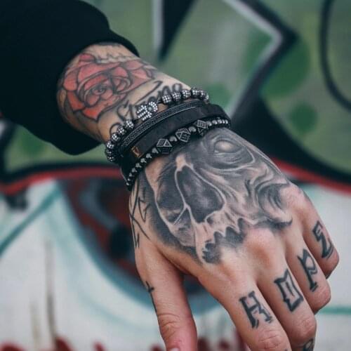 Hot 2021 Luxury Royal Bracelet Set Mens Jewelry Bracelet Roman Braided Bracelet Ladies Fashion Armband Gold Cuff Friendship Gif